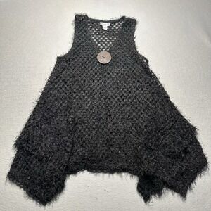 Emma G Womens Sweater Vest Size Large